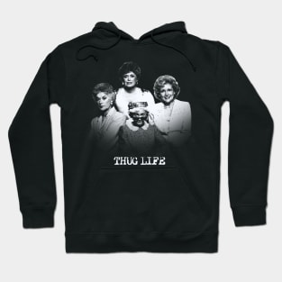 Retro thug life Golden Hoodie